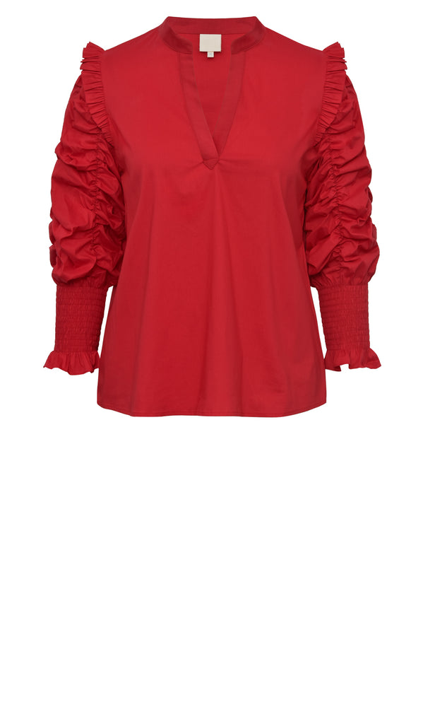 Gossia GOTrine Blouse Bluser Red