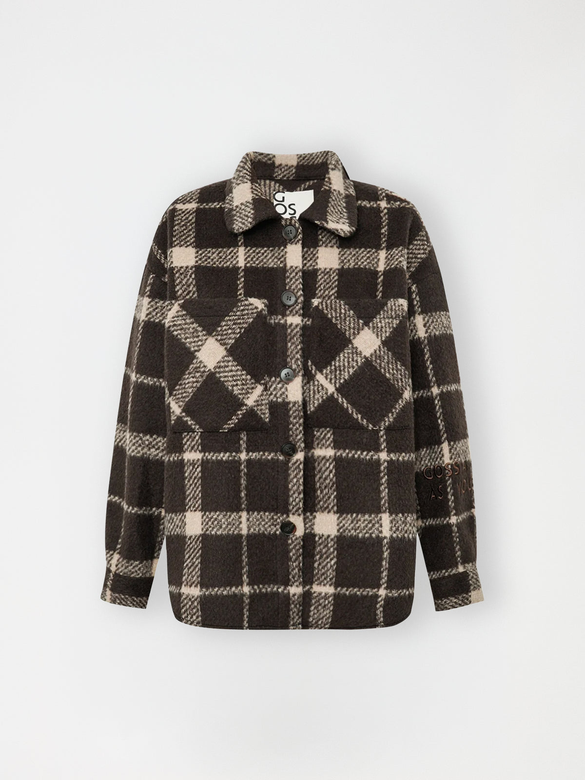 Gossia IceGO Shirt Jacket Jackets Brown checks