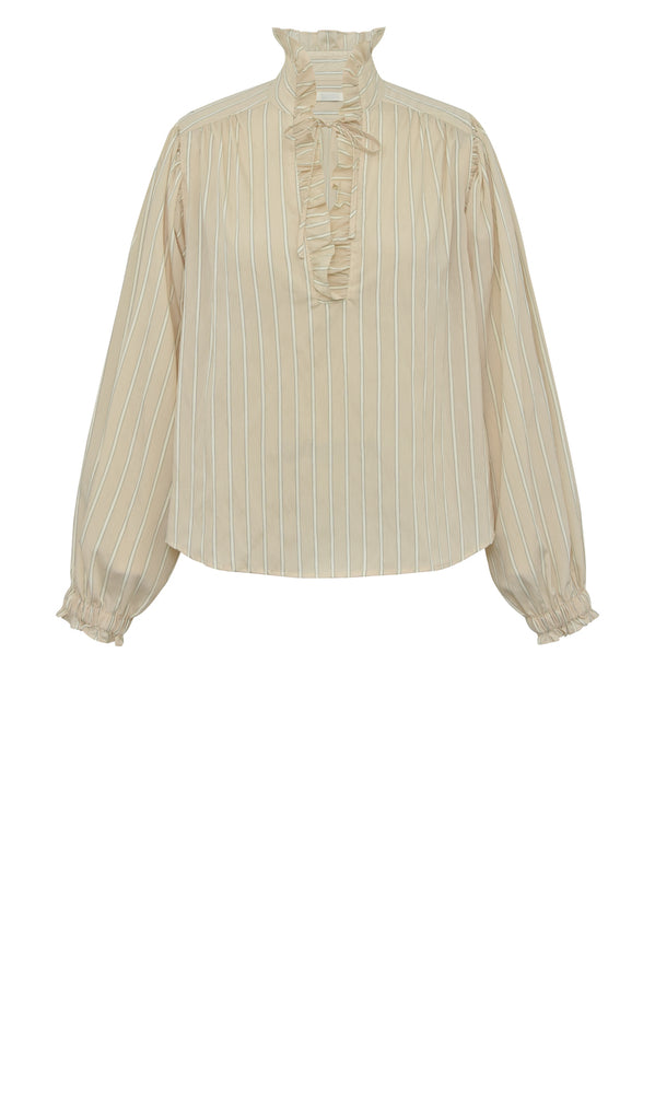 Gossia IsoldeGO Blouse Bluser Cream - Sand