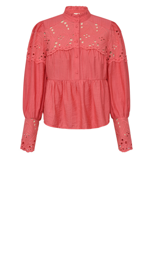 Gossia JolineGO Blouse Bluser Coral Sun