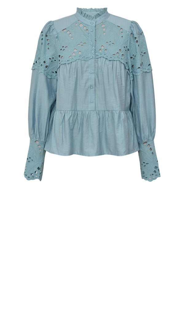 Gossia JolineGO Blouse Bluser Light Blue