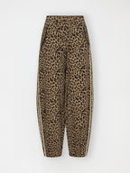 Gossia JulietteGO Cargo Pants Pants Leopard Print/Cream Stripe