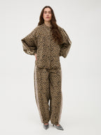 Gossia JulietteGO Cargo Pants Pants Leopard Print/Cream Stripe