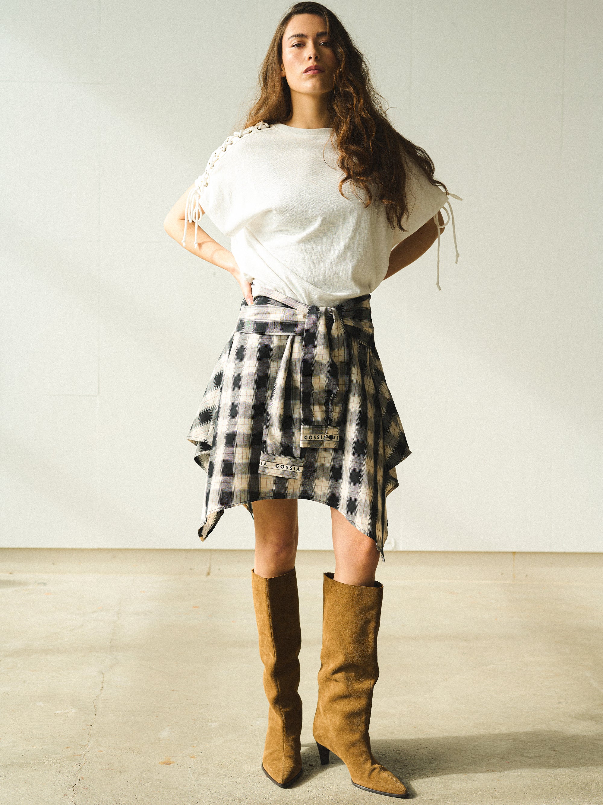 Gossia JullaGO Skirt Skirts Black Checks