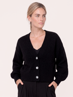 Gossia KalinaGO Cardigan Strik Cardigan Black