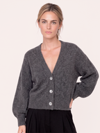 Gossia KalinaGO Cardigan Strik Cardigan Dark Grey
