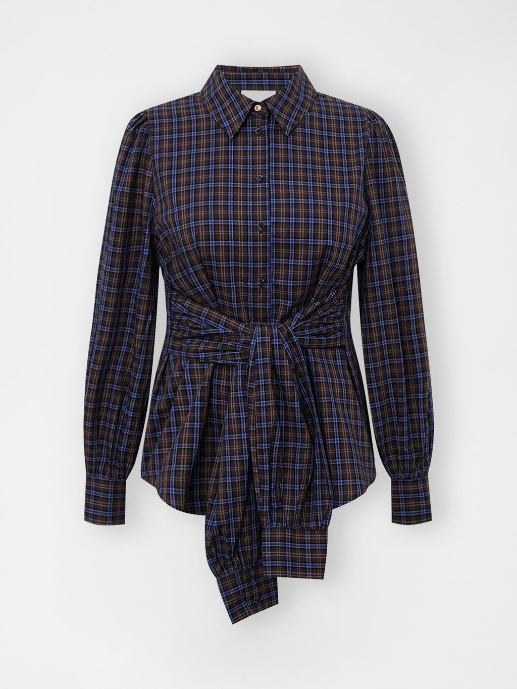 Gossia KassiaGO Shirt Shirts Blue / Brown Checks