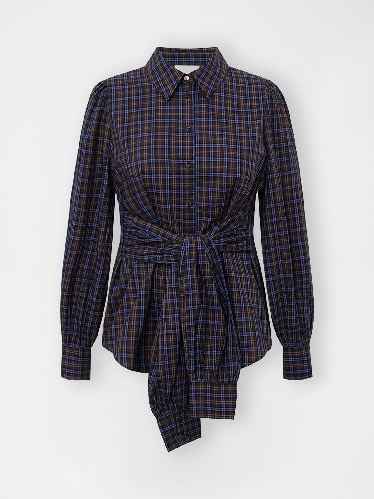 Gossia KassiaGO Shirt Shirts Blue / Brown Checks