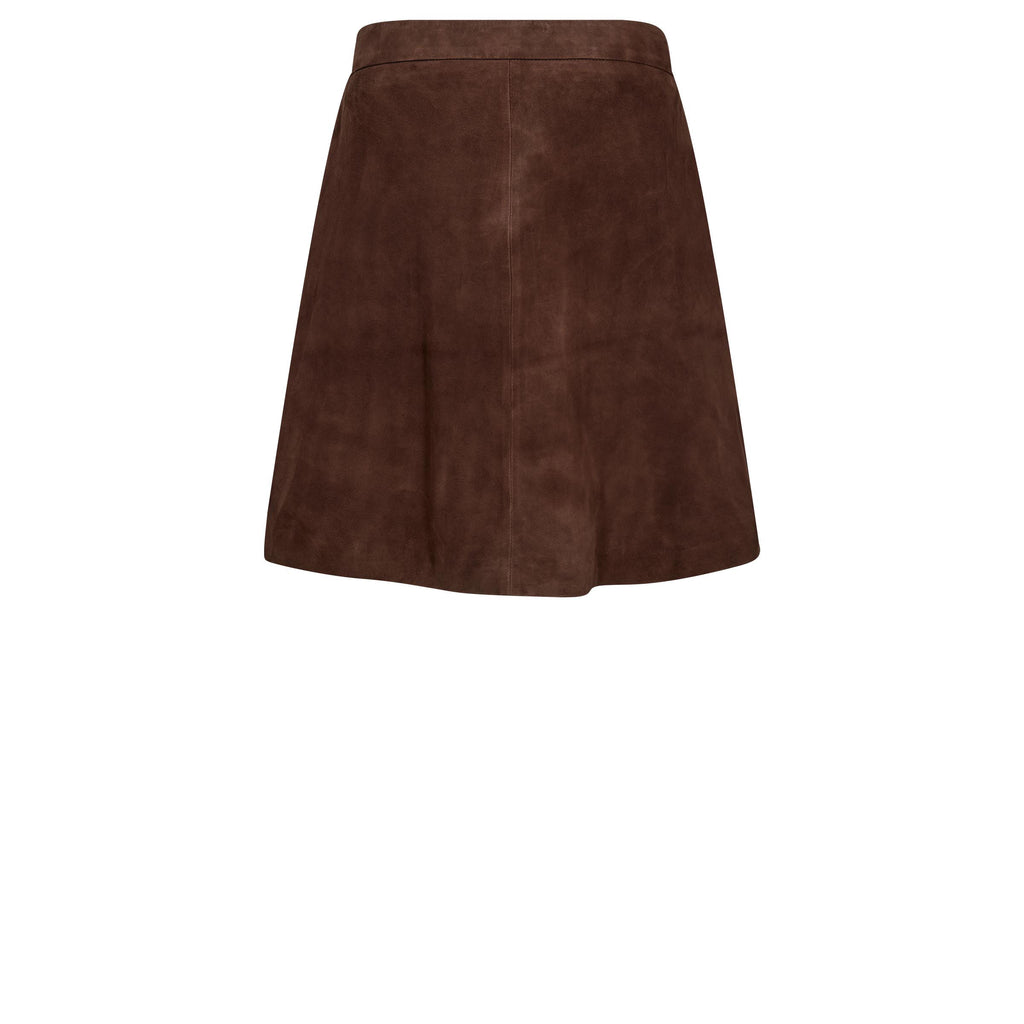 Gossia LaraGO Skirt Skirts Brown Suede