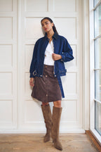 Gossia LaraGO Skirt Skirts Brown Suede
