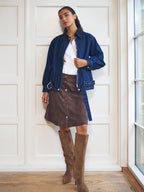 Gossia LaraGO Skirt Skirts Brown Suede