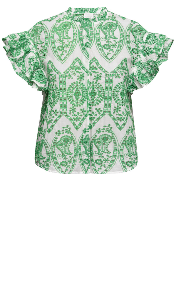 Gossia LeoneGO Mie Shirt Skjorter Grass Green