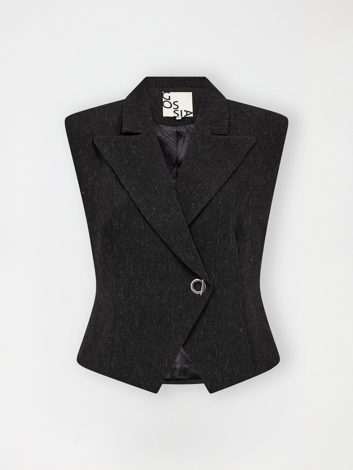 Gossia LianaGO Waistcoat Vests Black Melange