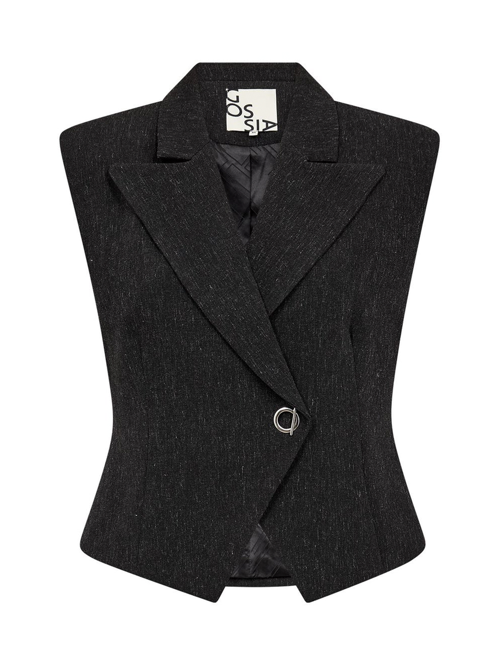 Gossia LianaGO Waistcoat Vests Black Melange
