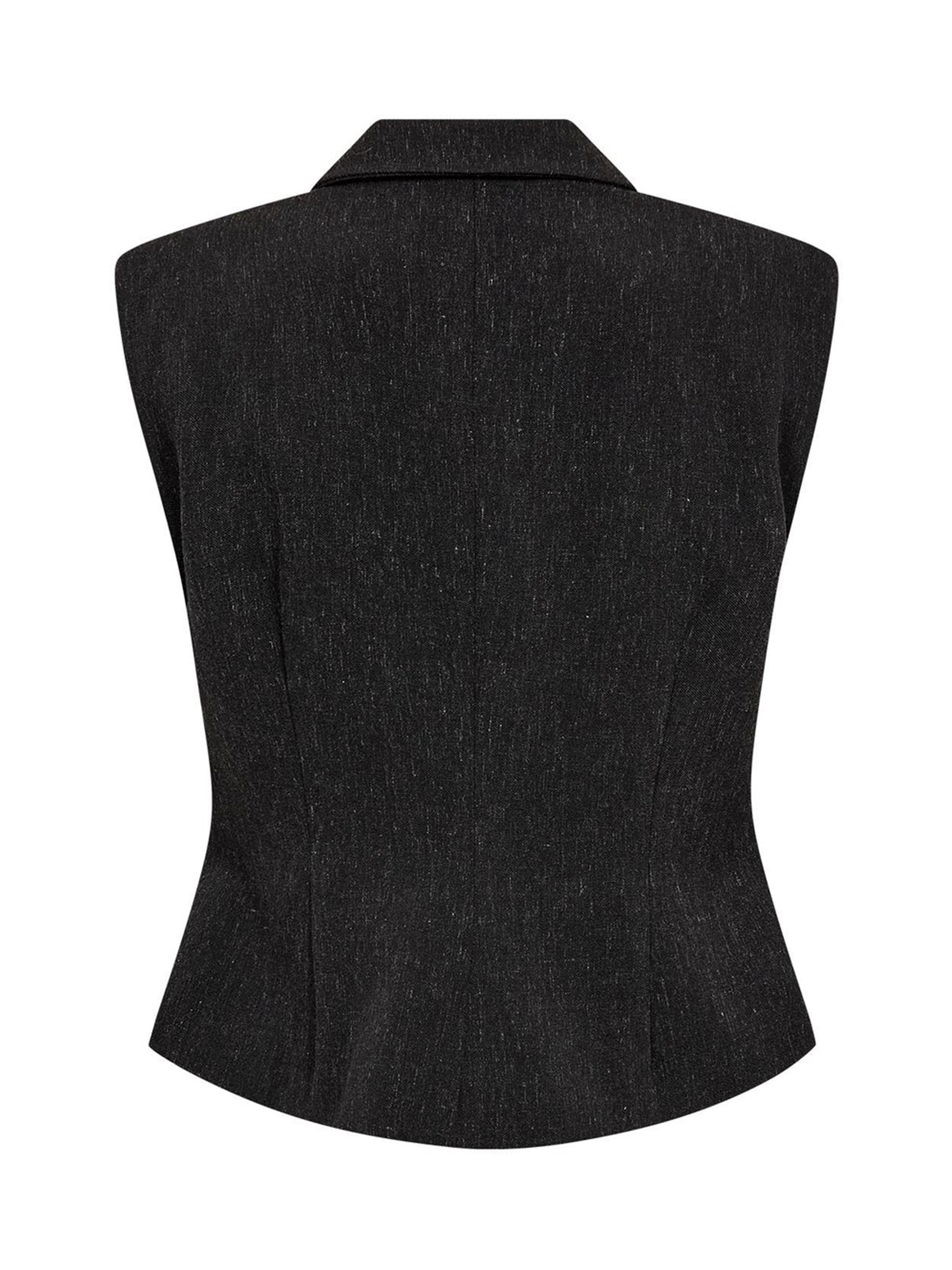 Gossia LianaGO Waistcoat Vests Black Melange