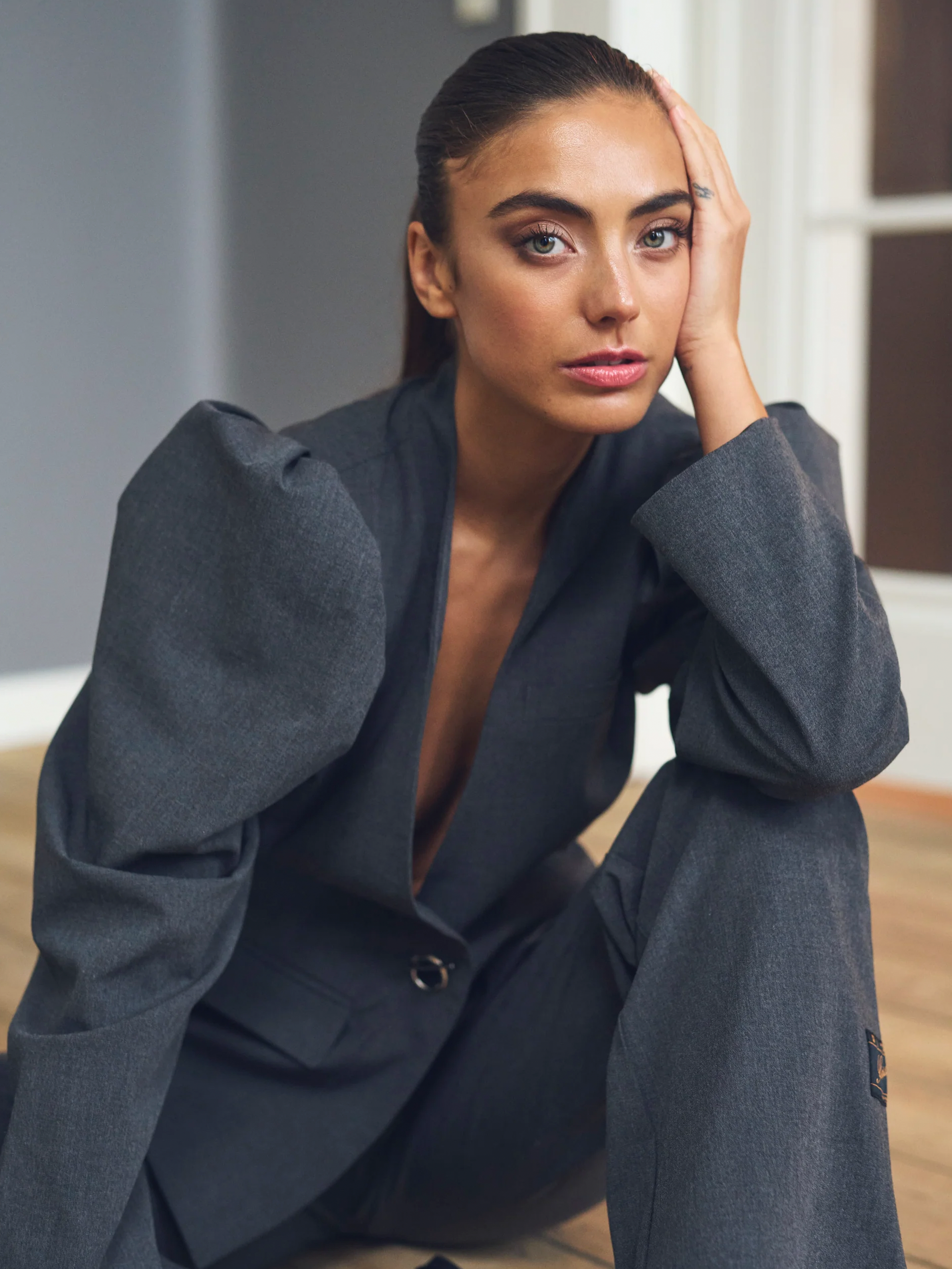 Gossia LiannGO Blazer Blazere Grey Melange