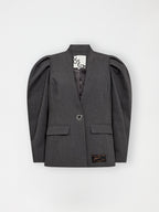 Gossia LiannGO Blazer Blazere Grey Melange