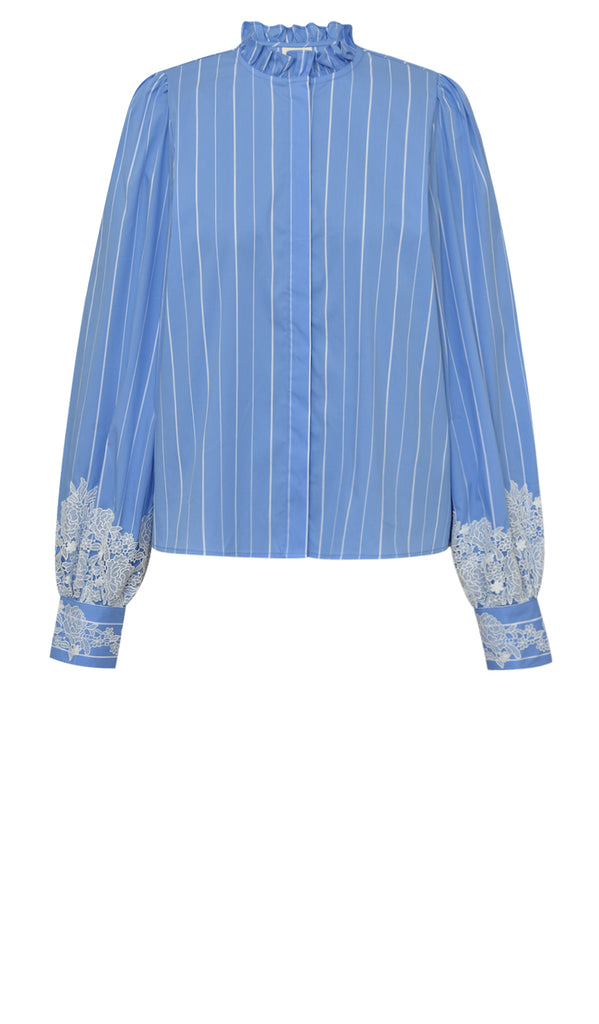 Gossia LiwGO Shirt Skjorter Blue Striped