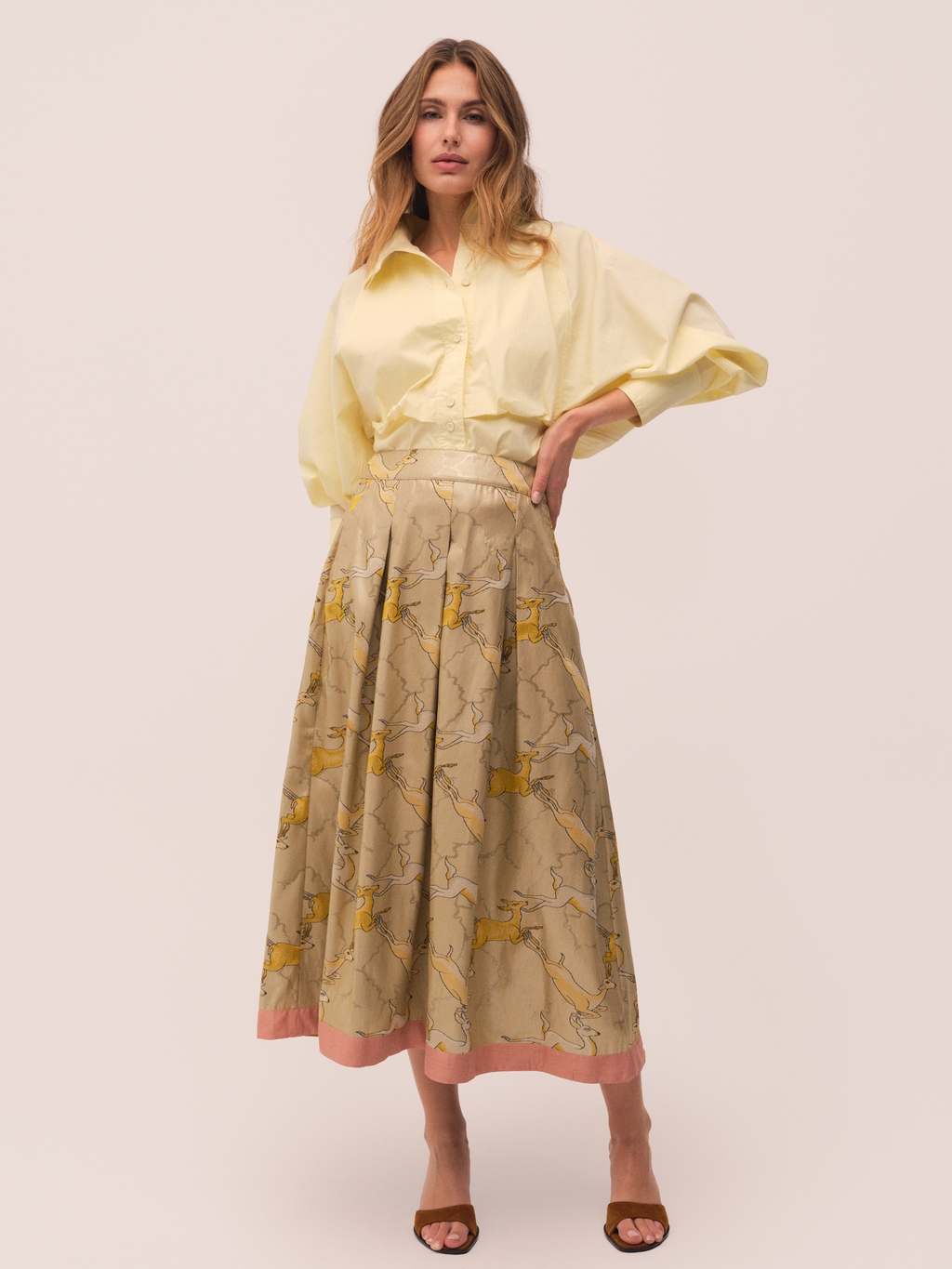 Gossia LovisaGO Jo Skirt Skirts Soft Lemon Mix