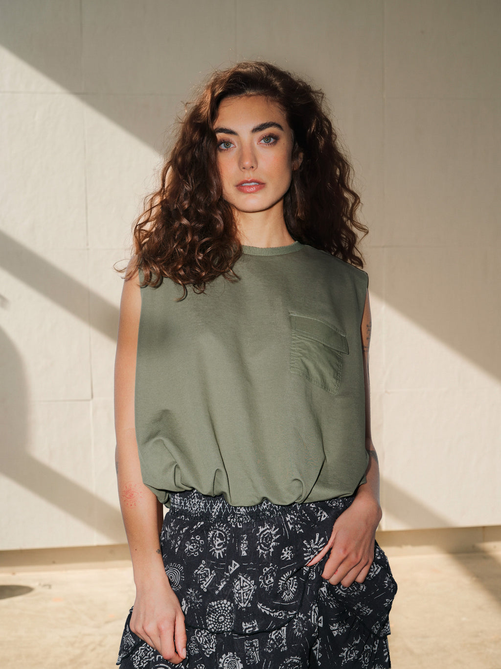 Gossia LuanaGO Tee Tops Dusty Green