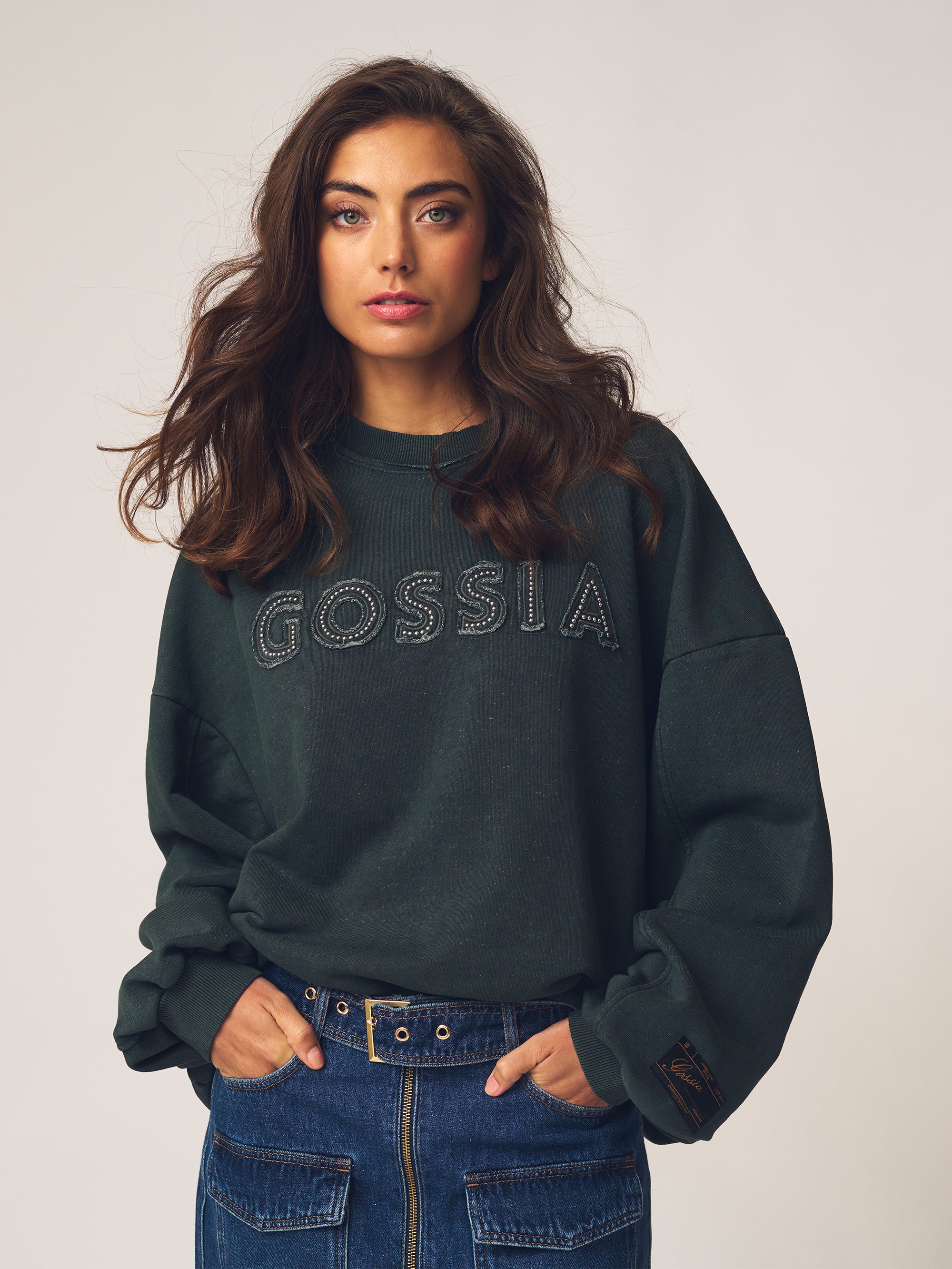 Gossia LyzetteGO Sweat Sweatshirts Black washed