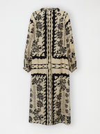 Gossia MagnyGO Dress Dresses Black Creme Print
