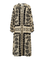 Gossia MagnyGO Dress Dresses Black Creme Print
