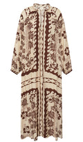 Gossia MagnyGO Dress Dresses Brown Creme Print