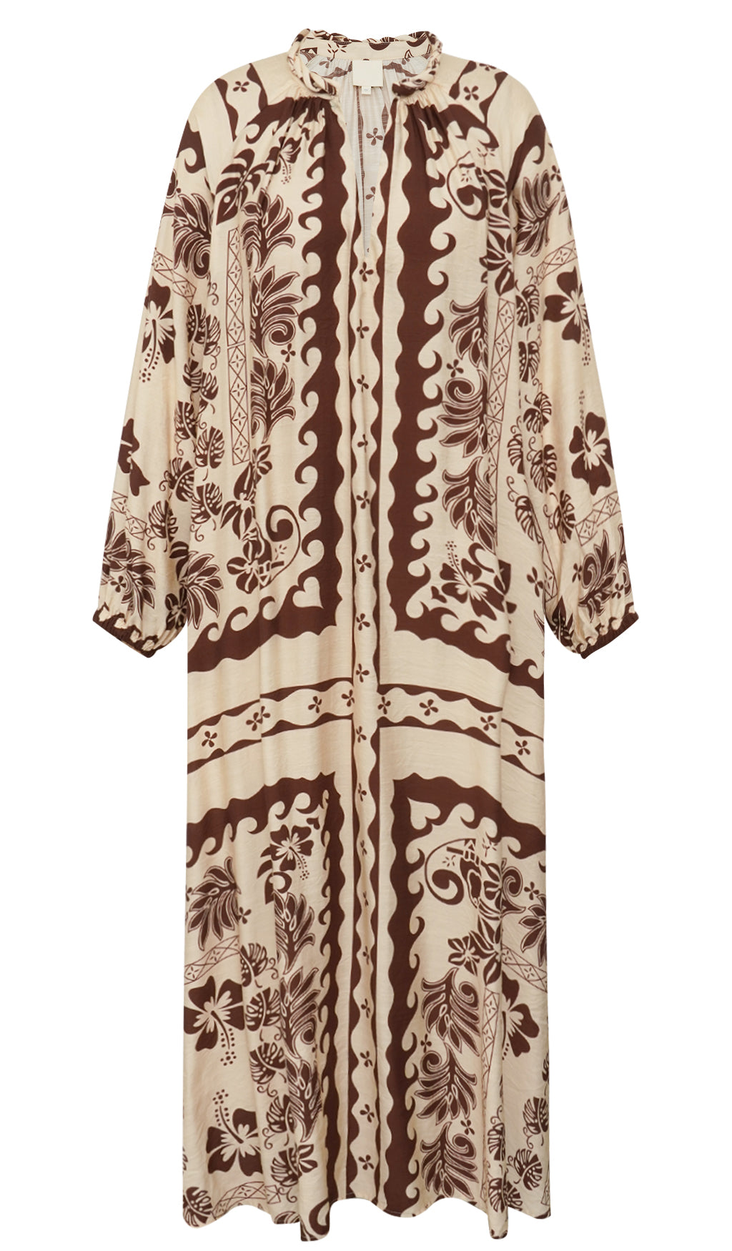 Gossia MagnyGO Dress Dresses Brown Creme Print
