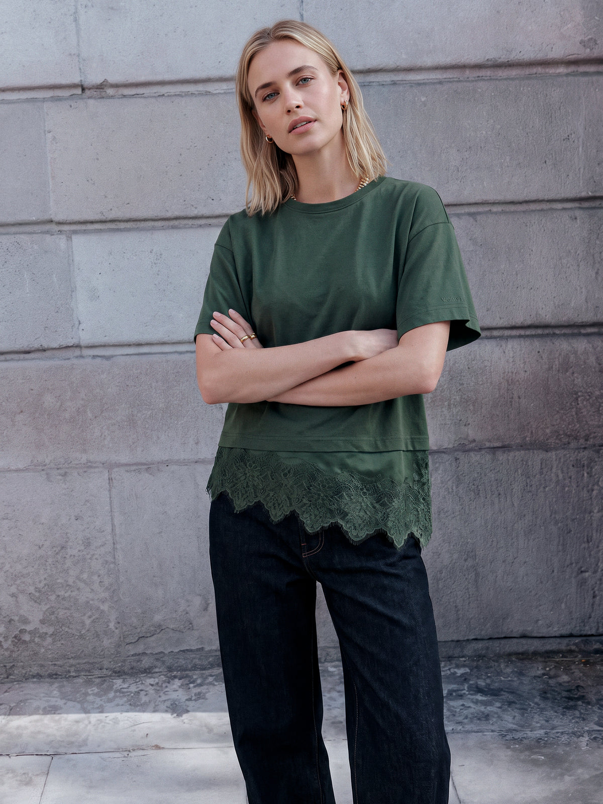 Gossia MaikaGo Shirt T-Shirt Dusty Green