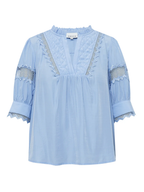 Gossia MariaGO Blouse Bluser Light Blue