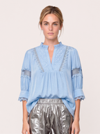 Gossia MariaGO Blouse Bluser Light Blue