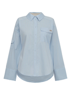 Gossia MaritGo Shirt Bluser Light Blue Stripes