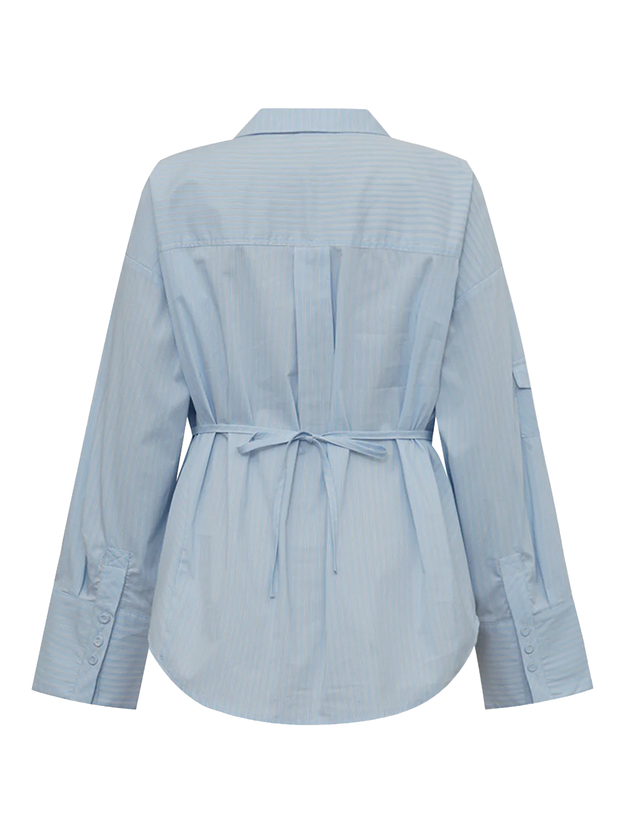 Gossia MaritGo Shirt Bluser Light Blue Stripes