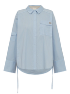 Gossia MaritGo Shirt Bluser Light Blue Stripes