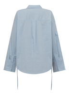 Gossia MaritGo Shirt Bluser Light Blue Stripes