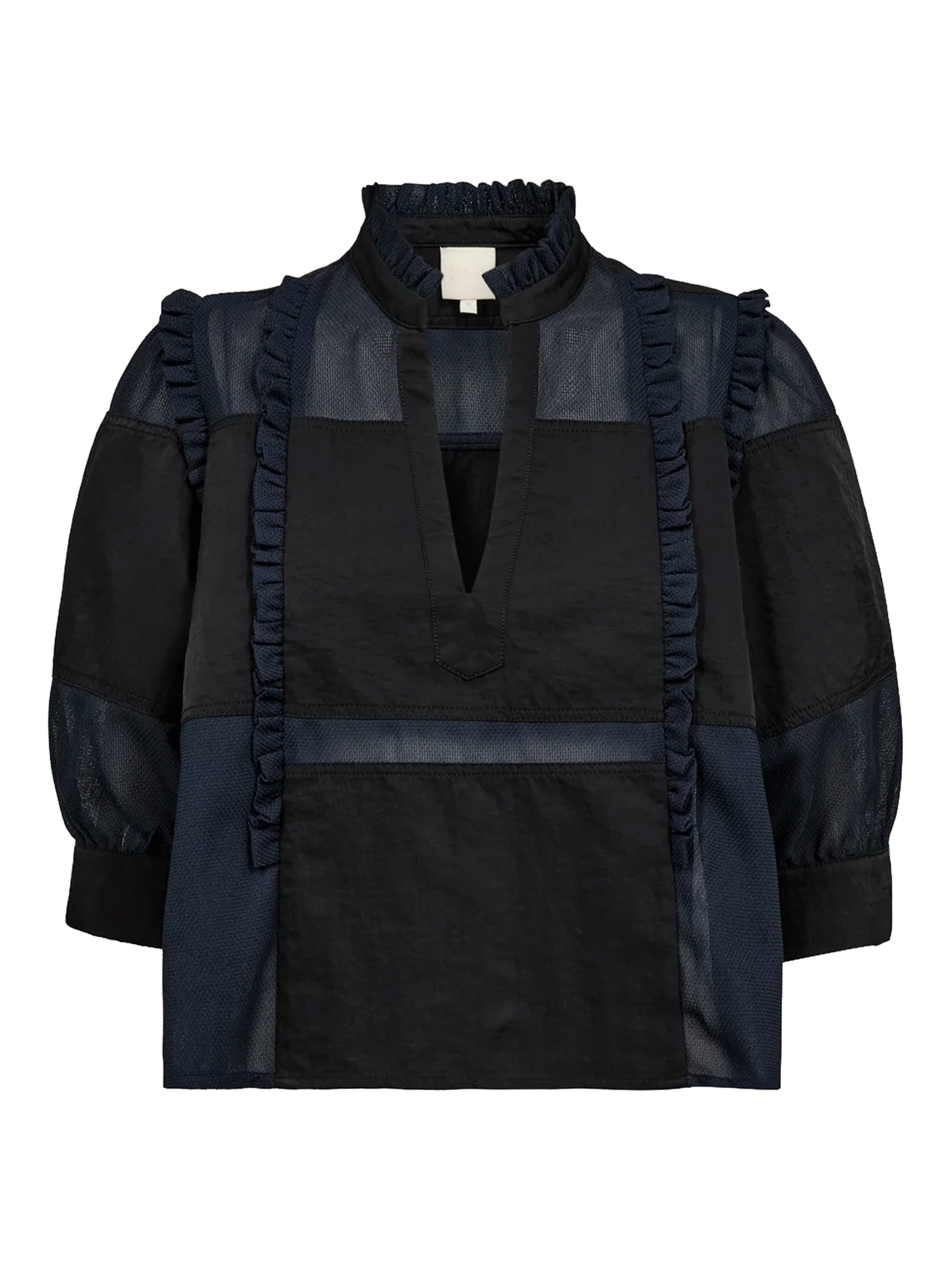 Gossia MarshGO Blouse Bluser Black Navy