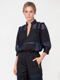 Gossia MarshGO Blouse Bluser Black Navy