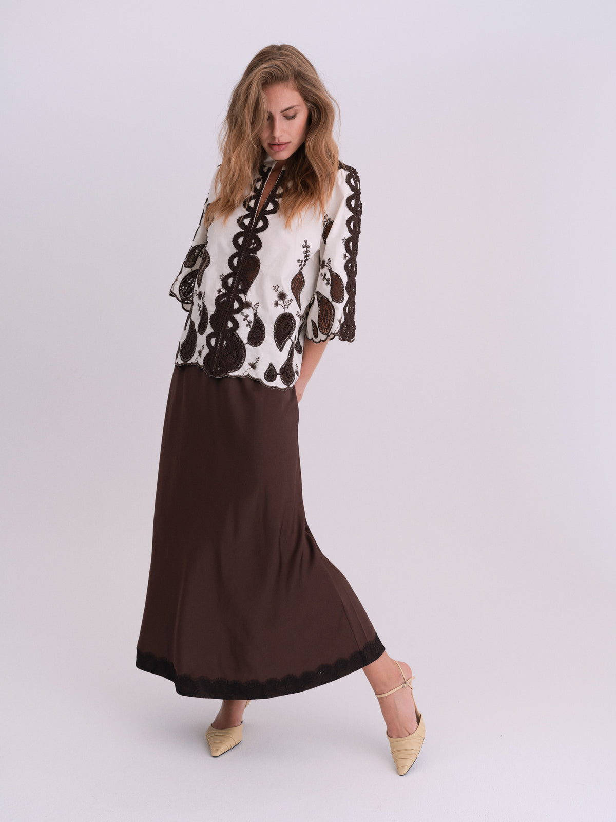 Gossia MeriGO Skirt Skirts Dark Brown