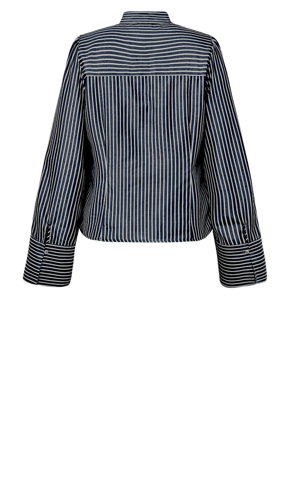 Gossia MicallaGO Shirt Skjorter Black/White Stripes