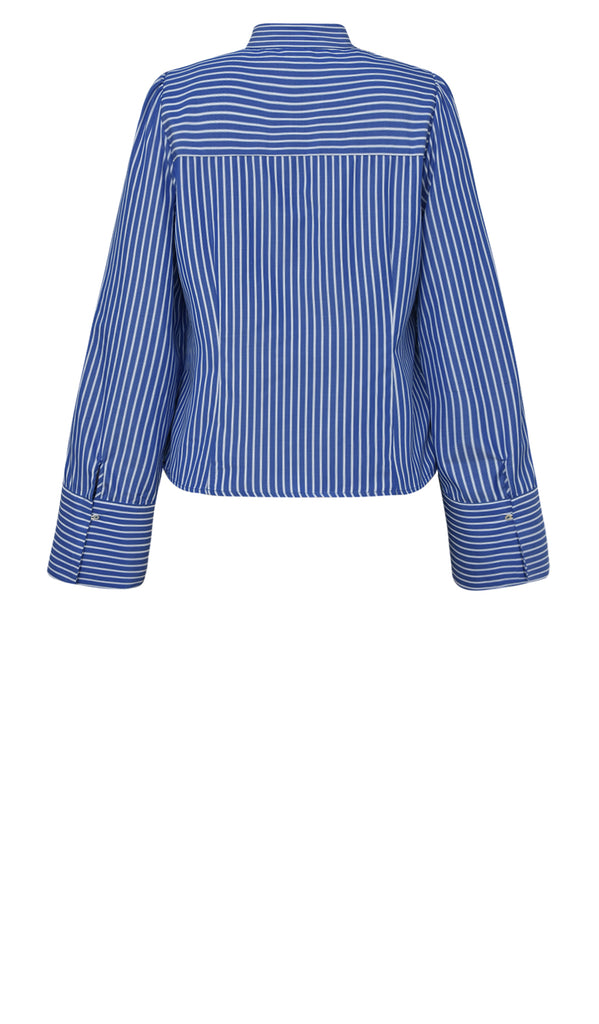 Gossia MicallaGO Shirt Skjorter Blue-white stripes
