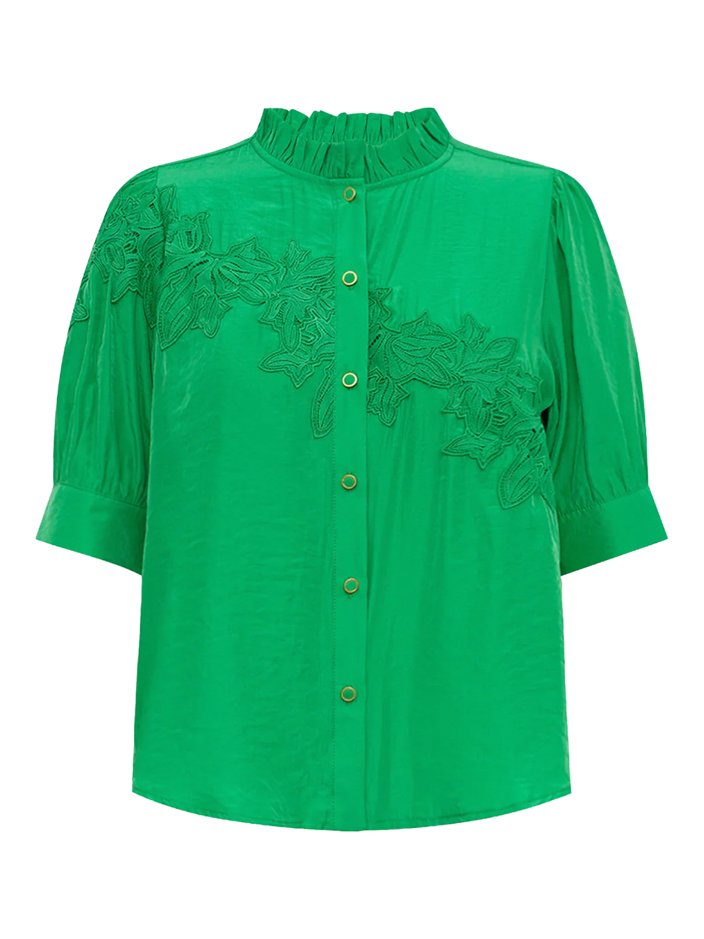 Gossia MilGO Ellie Blouse Bluser Grass Green