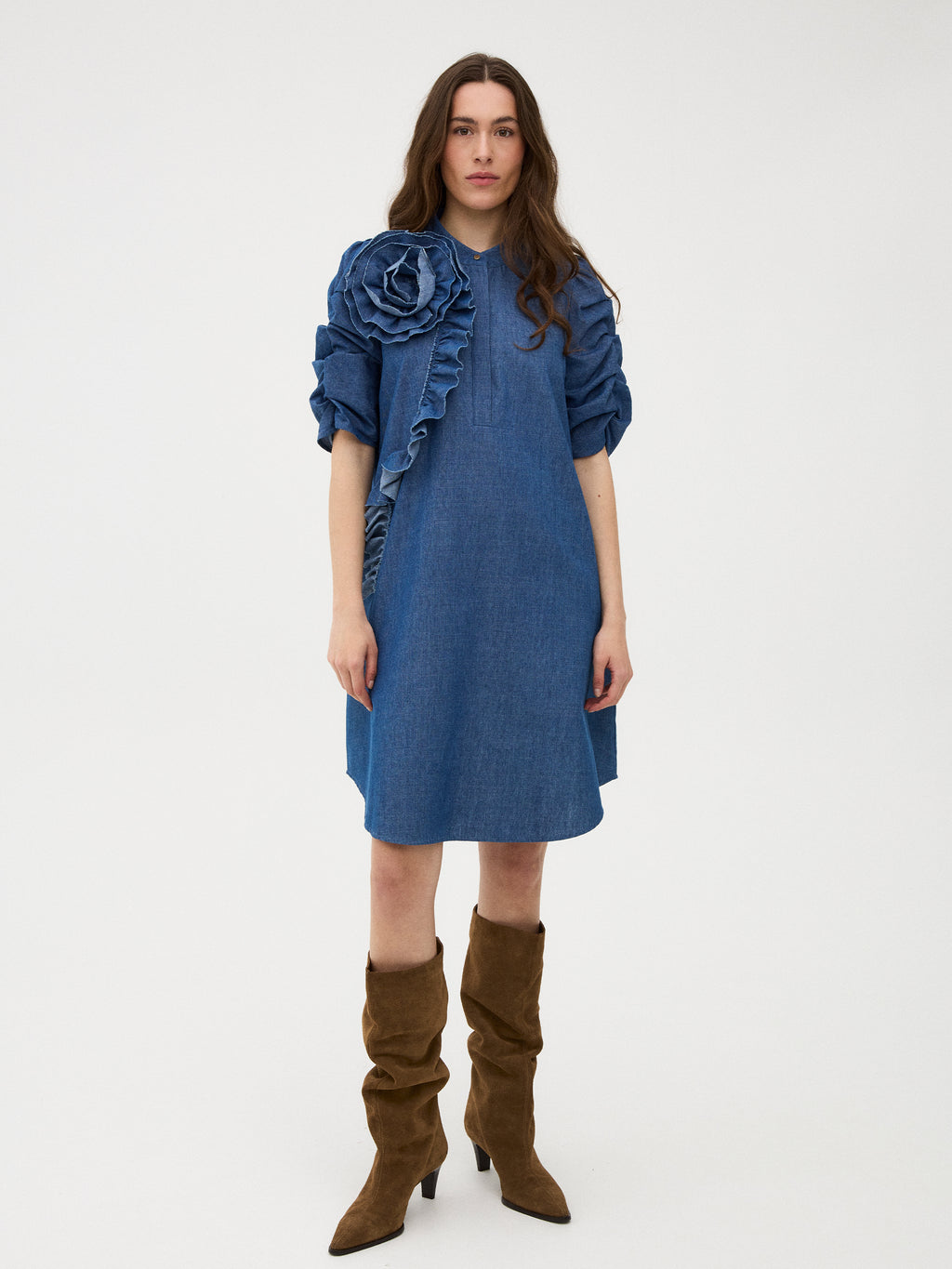 Gossia MiljaGO Jo Dress Dresses Denim Chambrey