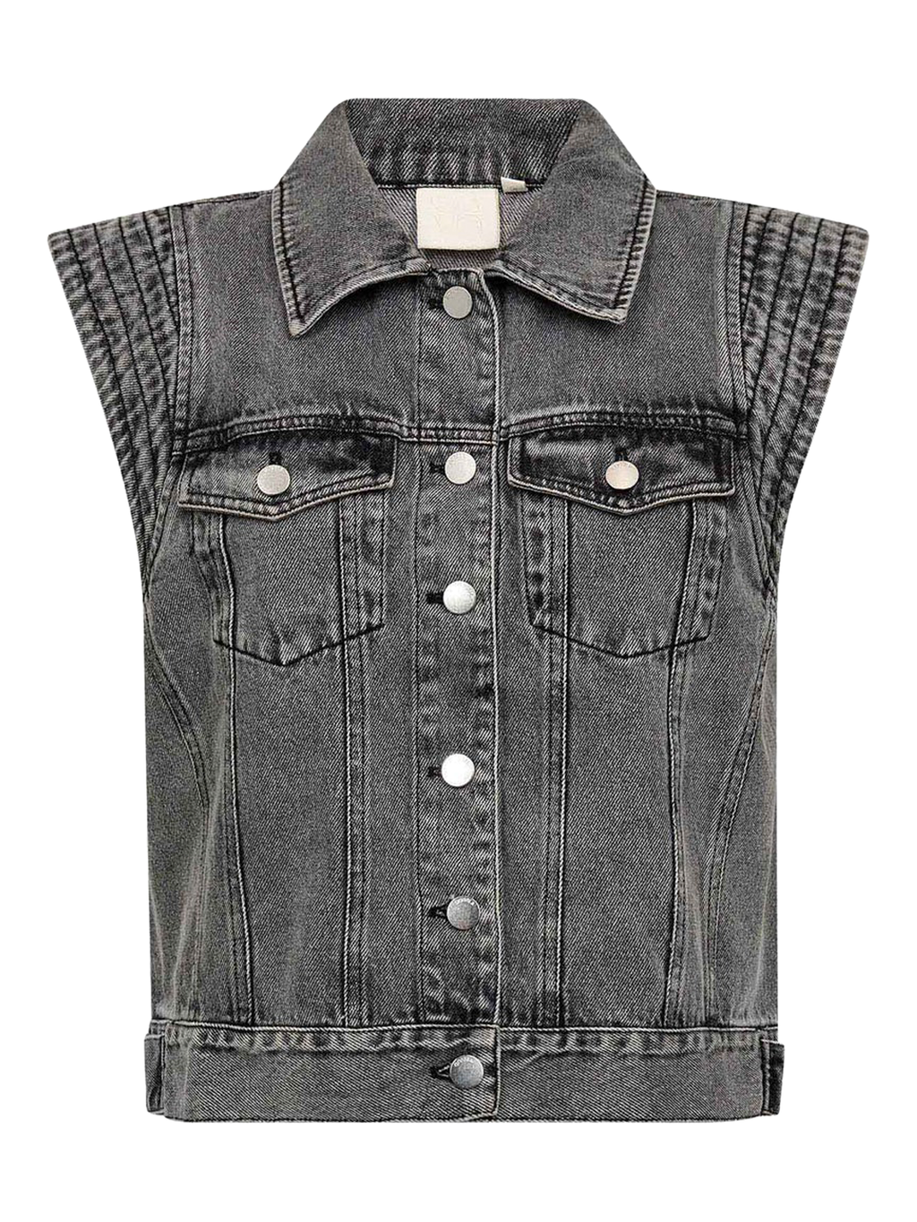 Gossia MinnaGO Vest Vests Grey washed