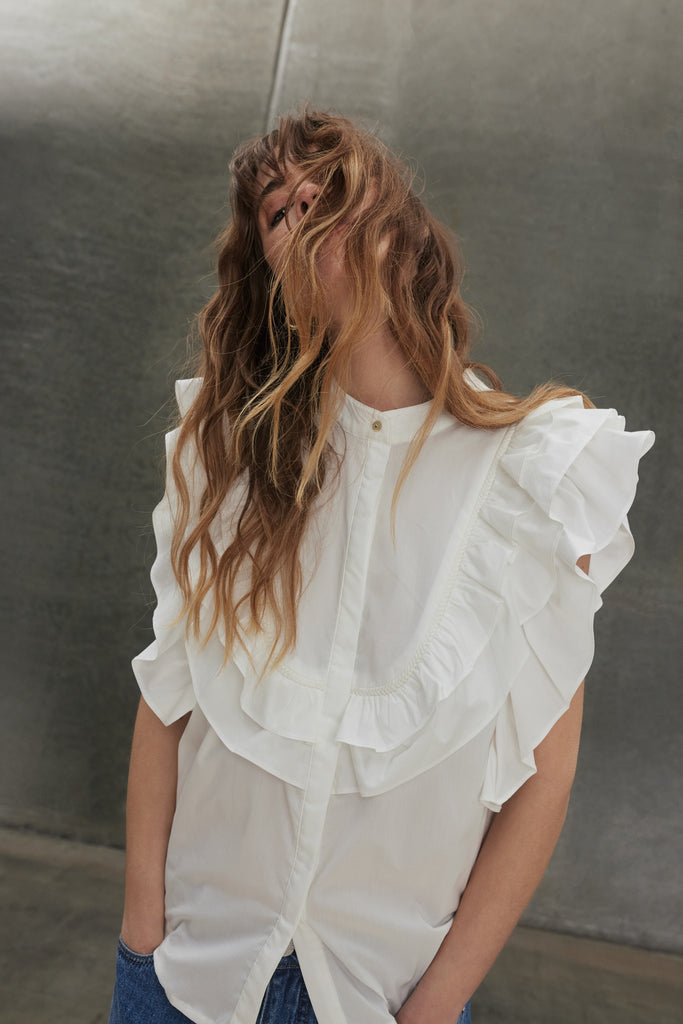 Gossia MusetteGO Shirt Bluser Off-white