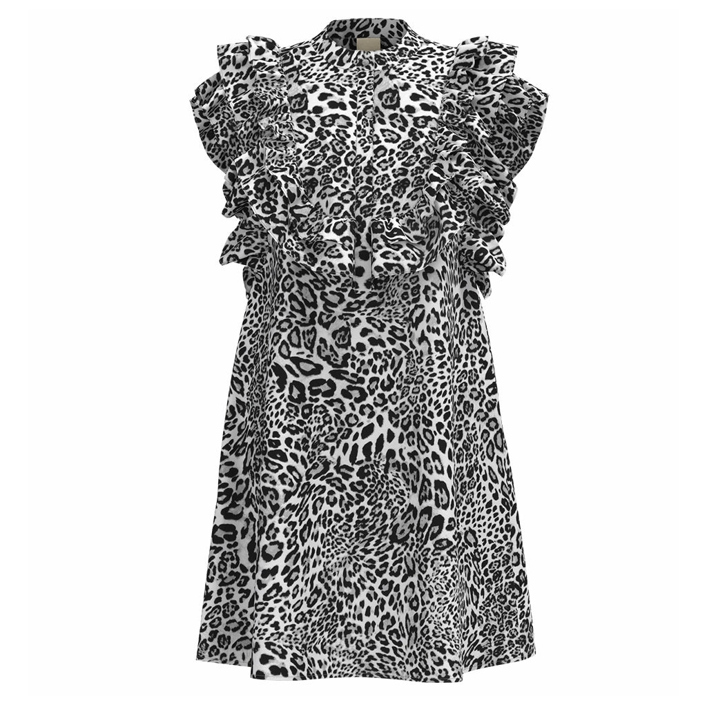 Gossia MusseGO Dress Kjoler Grey Leopard