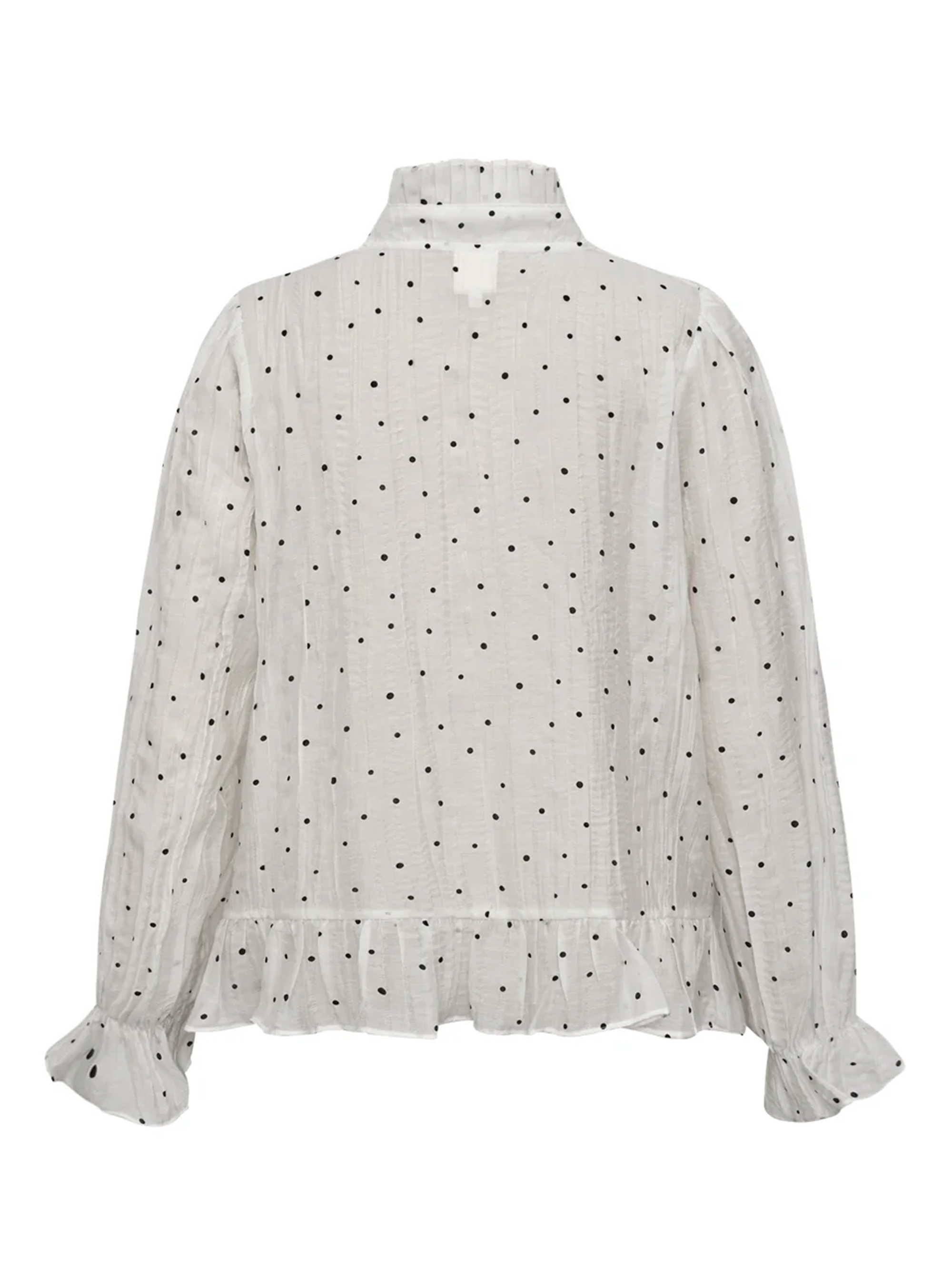 Gossia NazliGO Lullo Blouse Bluser Off-white Black Dots