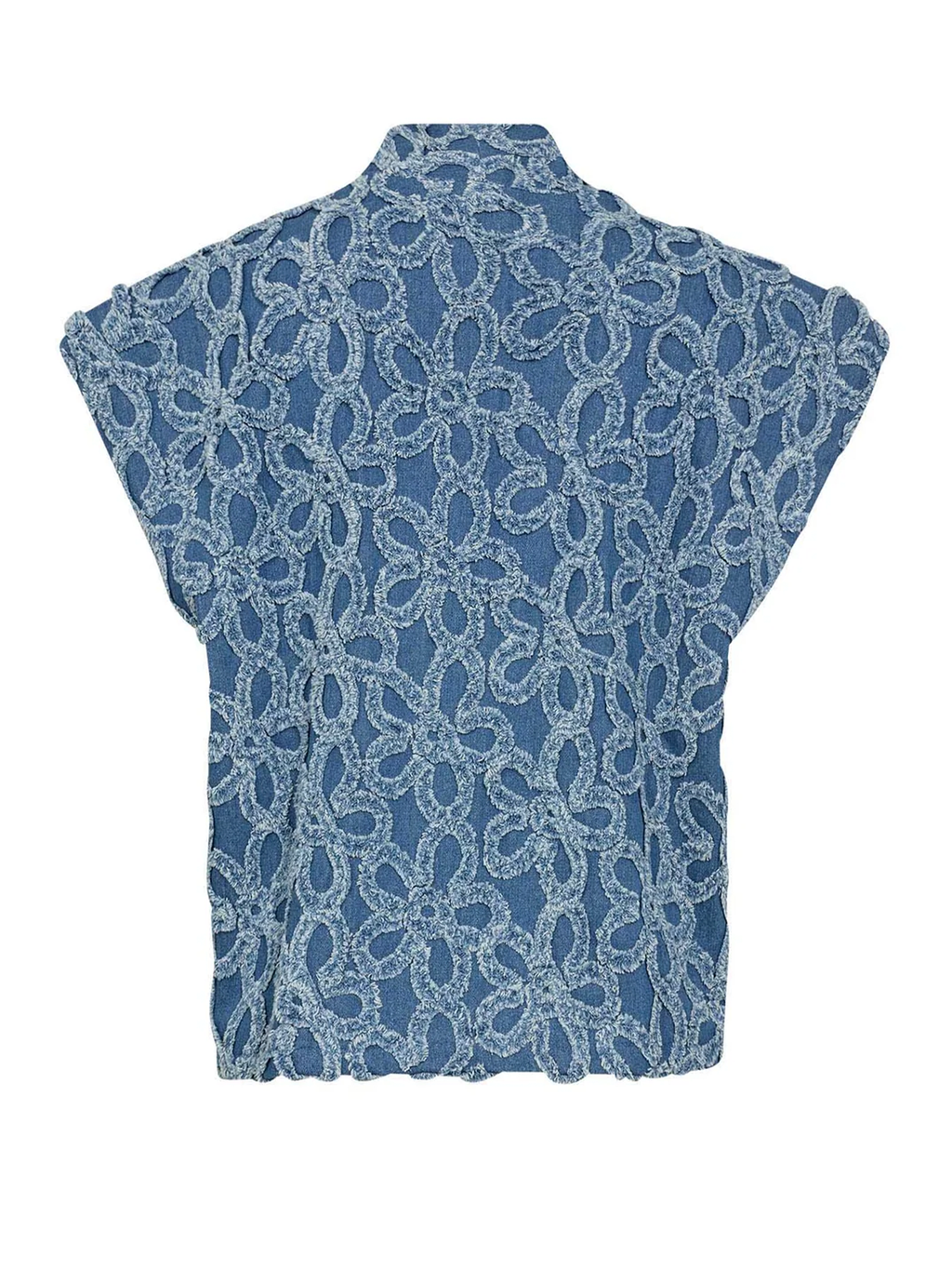 Gossia NenaGO Vest Vests Denim Flowers