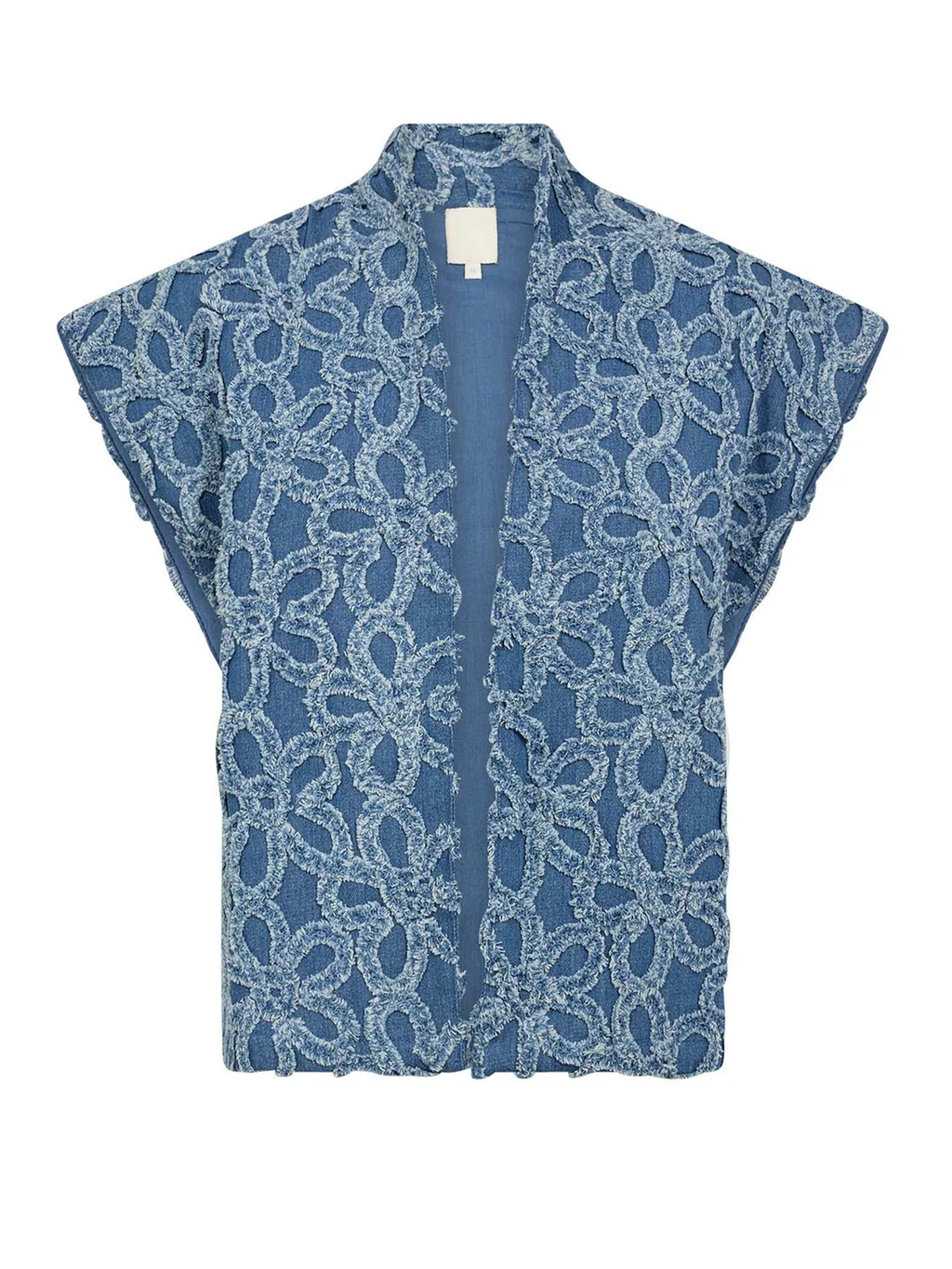 Gossia NenaGO Vest Vests Denim Flowers