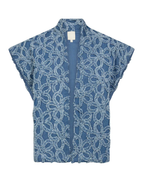 Gossia NenaGO Vest Vests Denim Flowers
